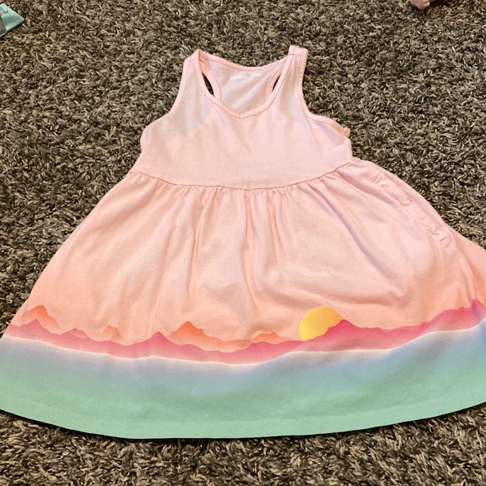 Lands End Sleeveless Sundress with pockets